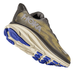 Clifton 9 Gore-Tex Mens Waterproof Running Shoes Gravel/Eggshell