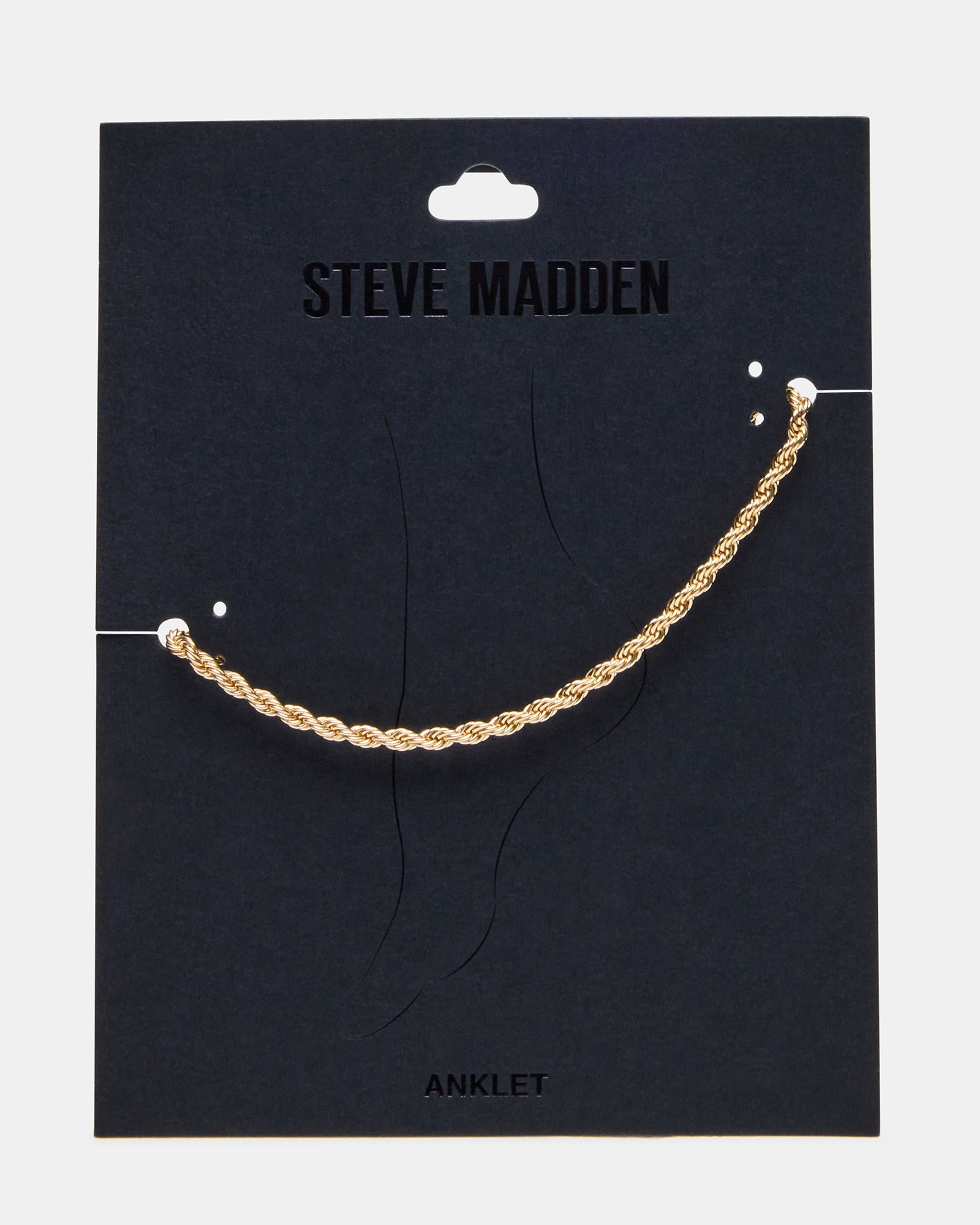 ROPE CHAIN ANKLET GOLD Women's Anklet | Steve Madden