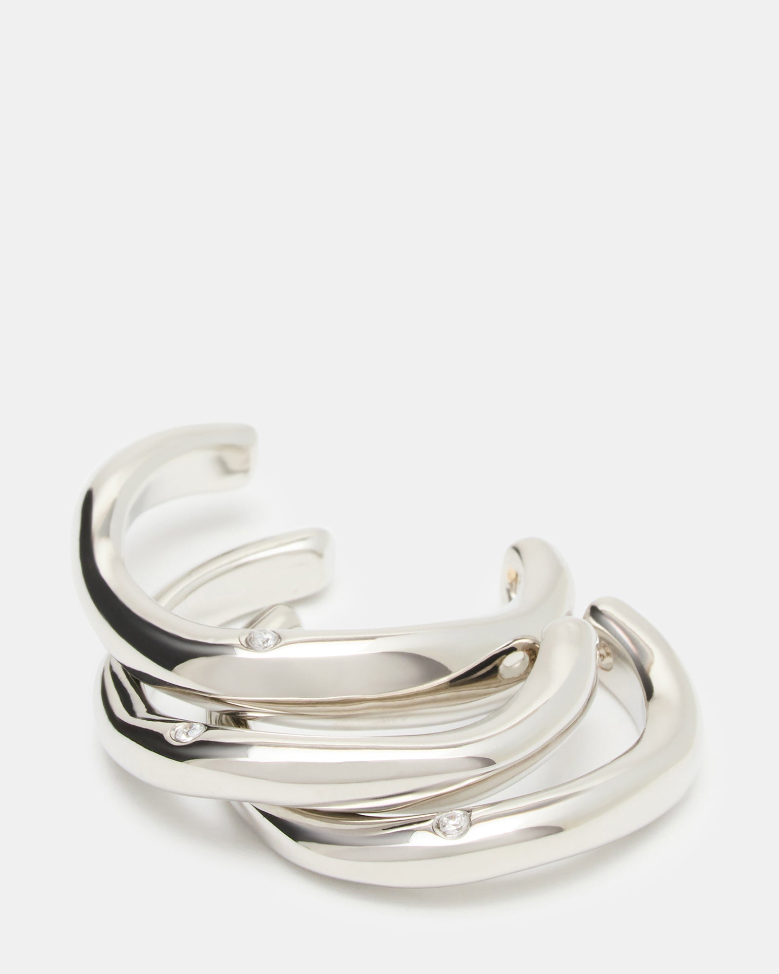 TOE RING Silver Rhinestone Women's Toe Ring Set | Steve Madden