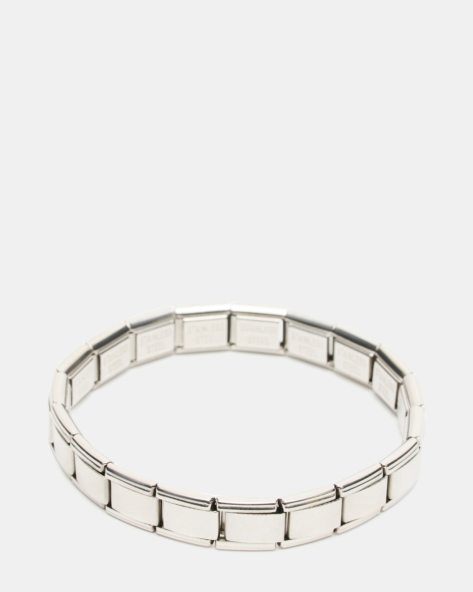 LINK Silver Stretch Bracelet | Steve Madden