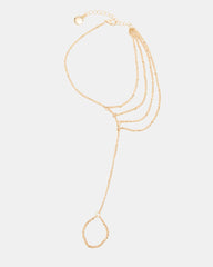 FOOT CHAIN Gold Metallic Layered Women's Anklet | Steve Madden