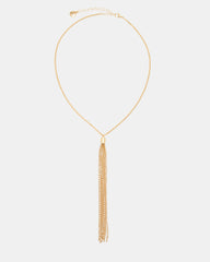 TASSEL Gold Beaded Pendant Women's Necklace | Steve Madden