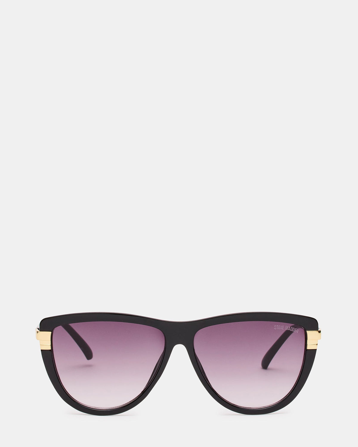 DONI Black Frame Cateye Purple Gradient Lens Sunglasses | Steve Madden