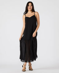 EMBER Black Flowy Sheer Maxi Women's Dress | Steve Madden