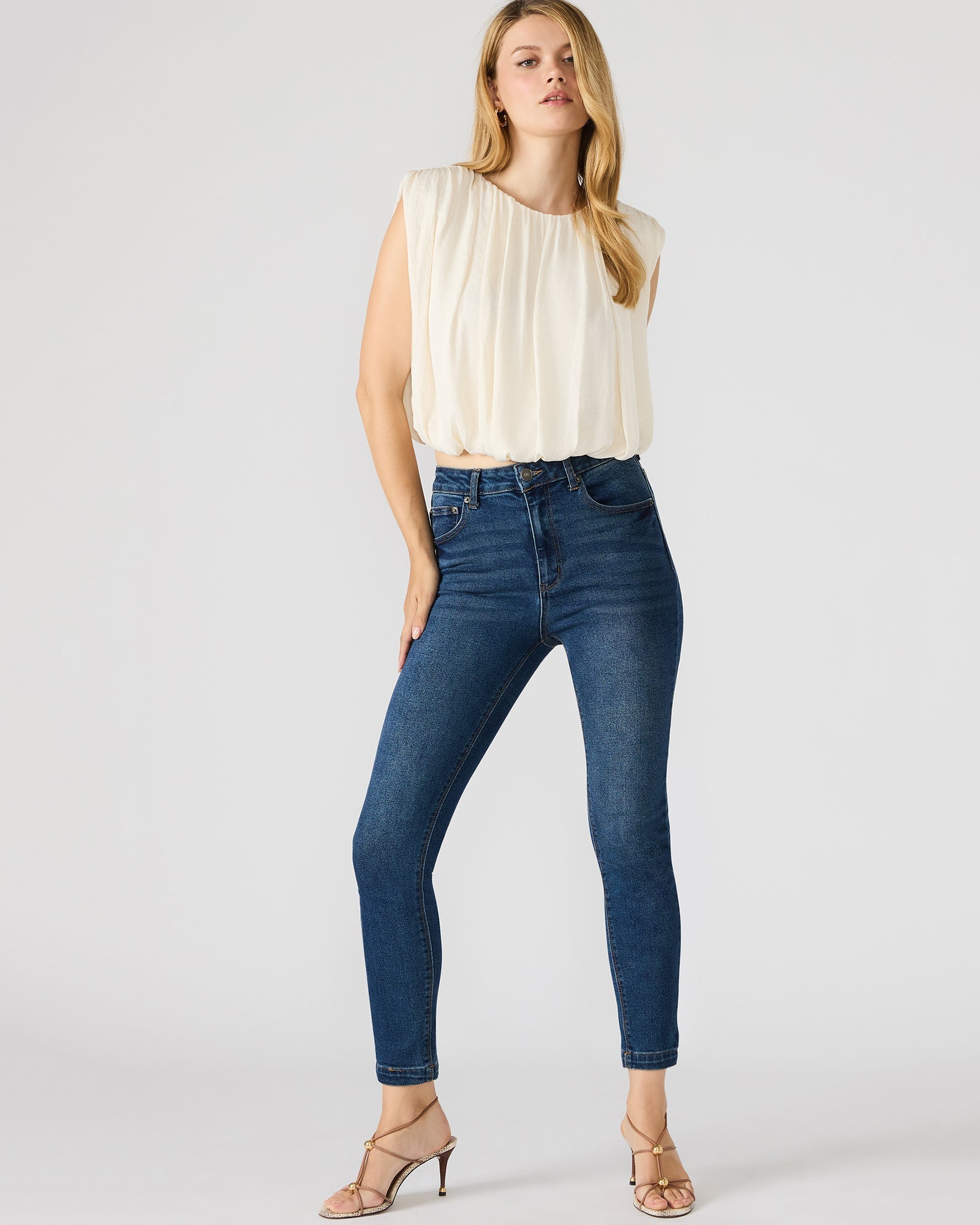 LONA Midnight Blue Denm Skinny Women's Jeans | Steve Madden