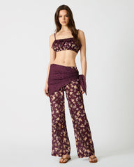 SONNY Port Elastic Wide Leg Scarf Women's Pants | Steve Madden