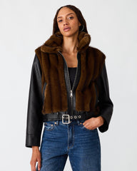 RYLAND JACKET FUR PRINT