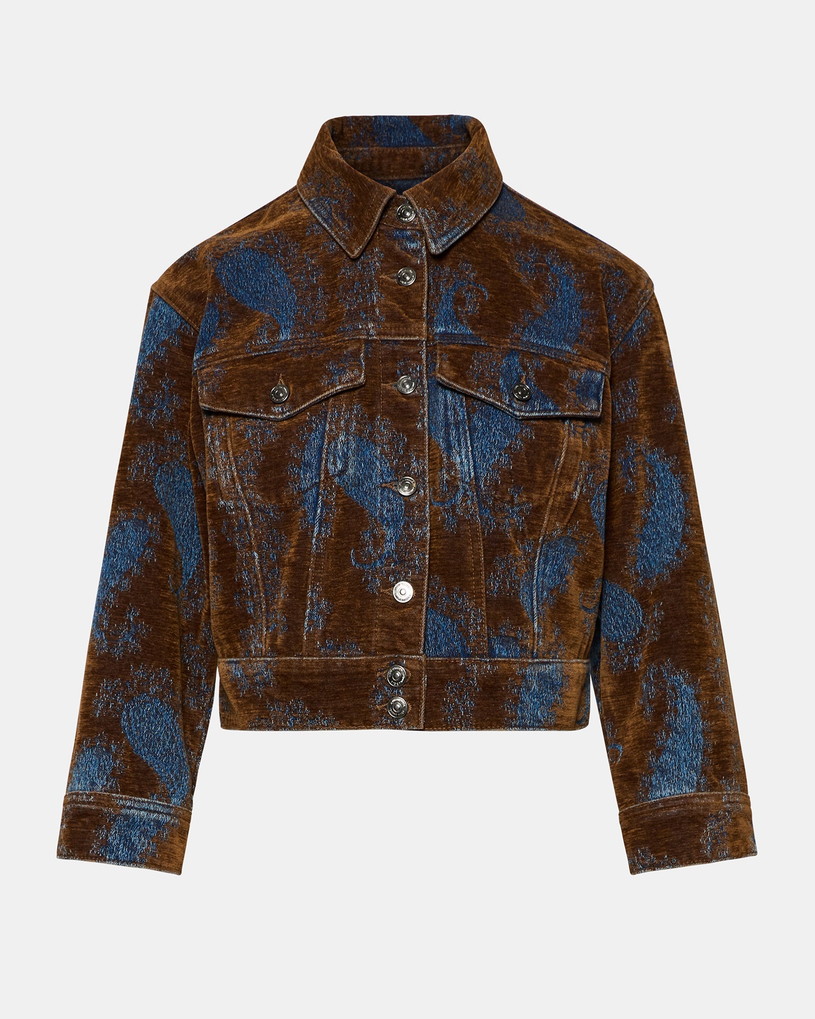 DOVE JACKET TEAL PAISLEY