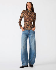 TEAGHAN TOP HOT SPOTS PRINT