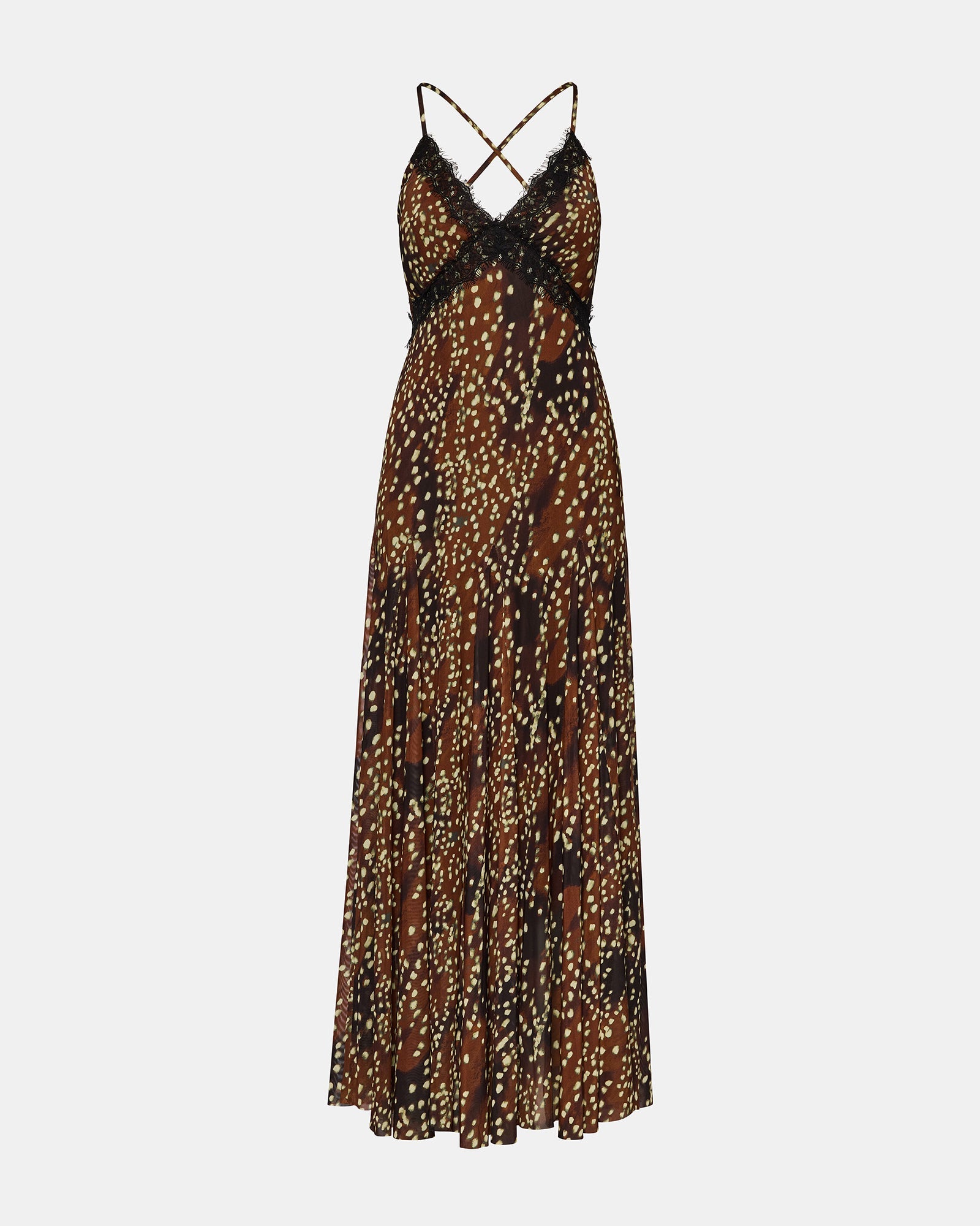 EM DRESS SMOKEY BROWN