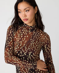 VIVARA DRESS SMOKEY BROWN