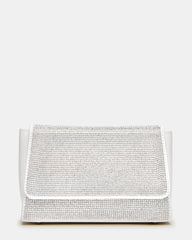 EVELINA Bag Rhinestones Angular Rhinestone Embellished Crossbody Mini Clutch Handbag | Steve Madden