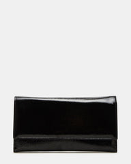 JULIANA Bag Black Patent Crossbody Clutch Handbag | Steve Madden