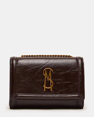 LARISAL Bag Chocolate Chain Crossbody Shoulder Strap Handbag | Steve Madden