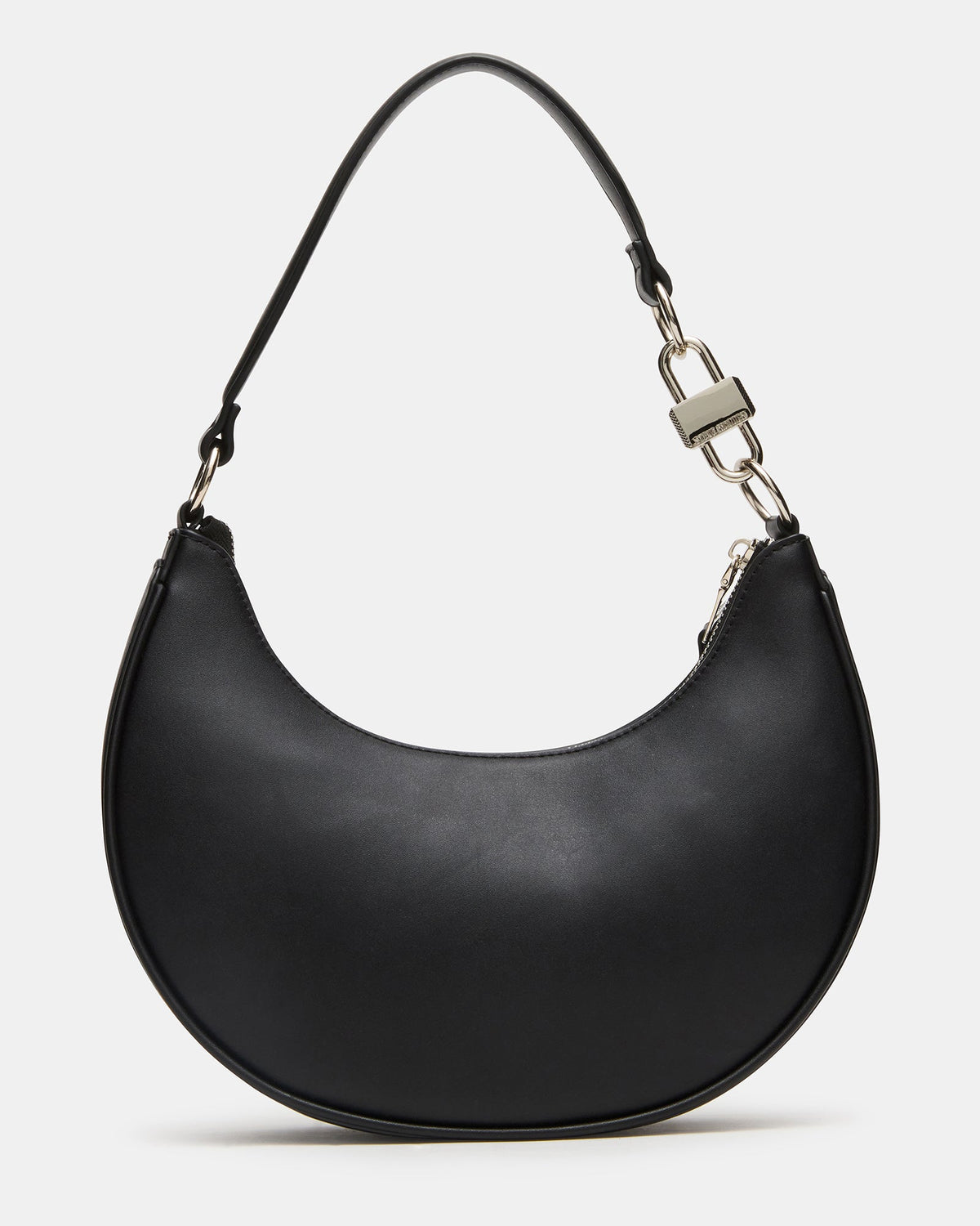 LOHAN Bag Black Structured Hobo Shoulder Handbag | Steve Madden