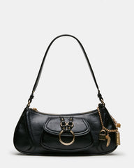 LUXXAR Bag Black Shoulder Strap Boho-Inspired Handbag | Steve Madden