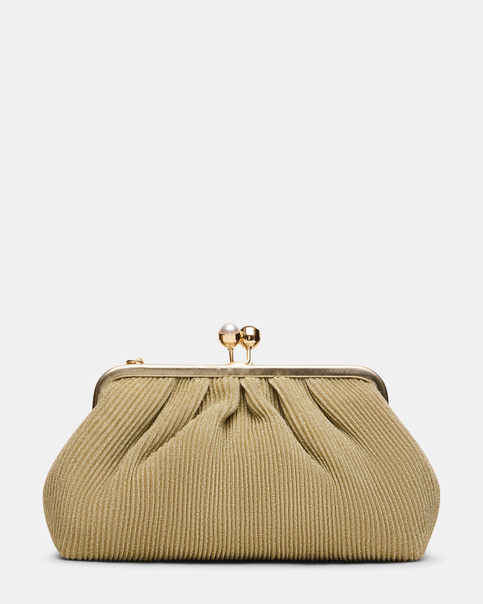 MARISOL BAG GOLD PLISSE