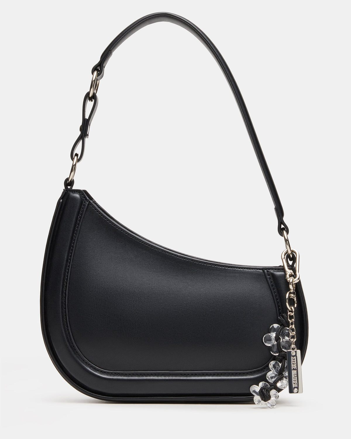 MUSEE Bag Black Asymmetrical Shoulder Strap Handbag | Steve Madden