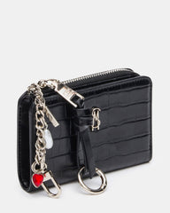 SORELLA WALLET GIFT SET BLACK CROCODILE