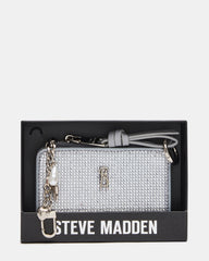SORELLA Silver Bifold Zipper Wallet Gift Set | Steve Madden