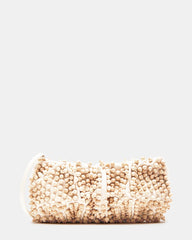 TIKI Natural Women's Beaded Clutch | Steve Madden