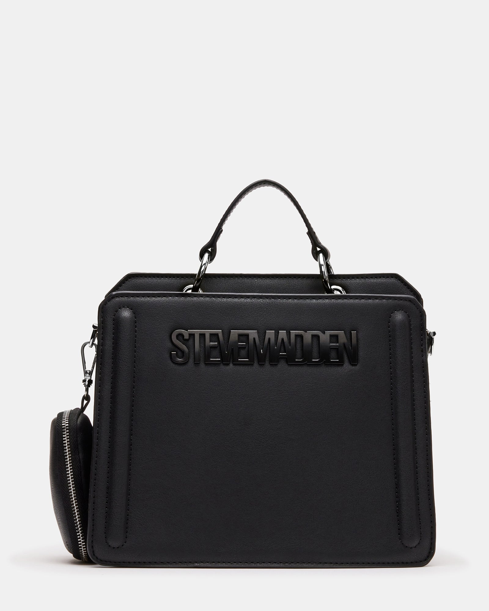 EVELYN Bag Black | Women's Top Handle Crossbody Bag | Steve Madden