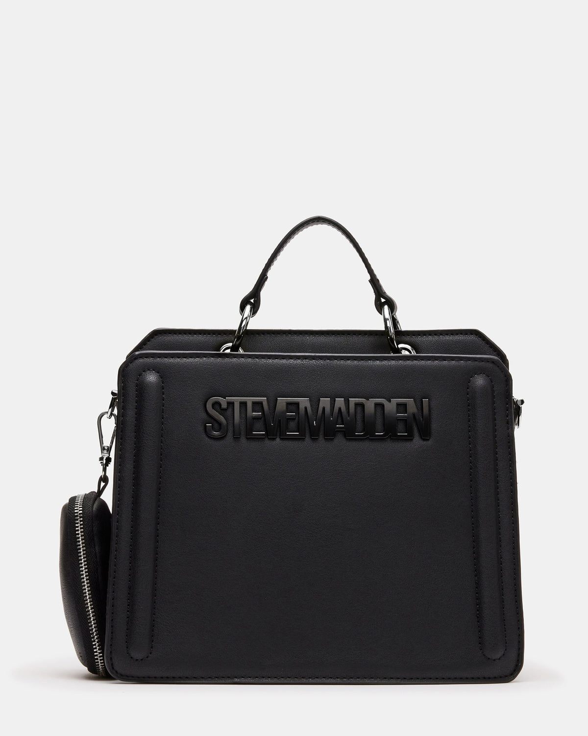 EVELYN Bag Black | Women's Top Handle Crossbody Bag | Steve Madden
