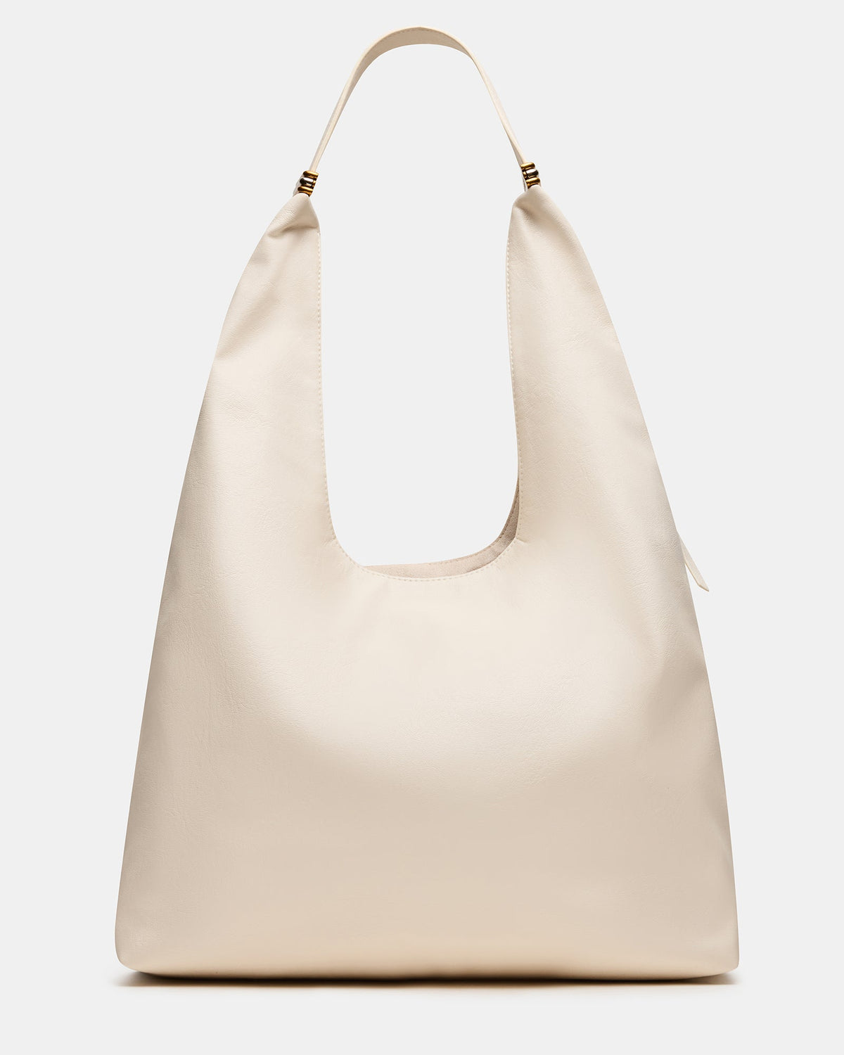 DEMPSY Bag Vanilla Slouchy Hobo Shoulder Strap Bucket Tote Handbag | Steve Madden