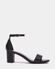 Kids' CARRSON Black Smooth Girls' Dress Heel | Steve Madden