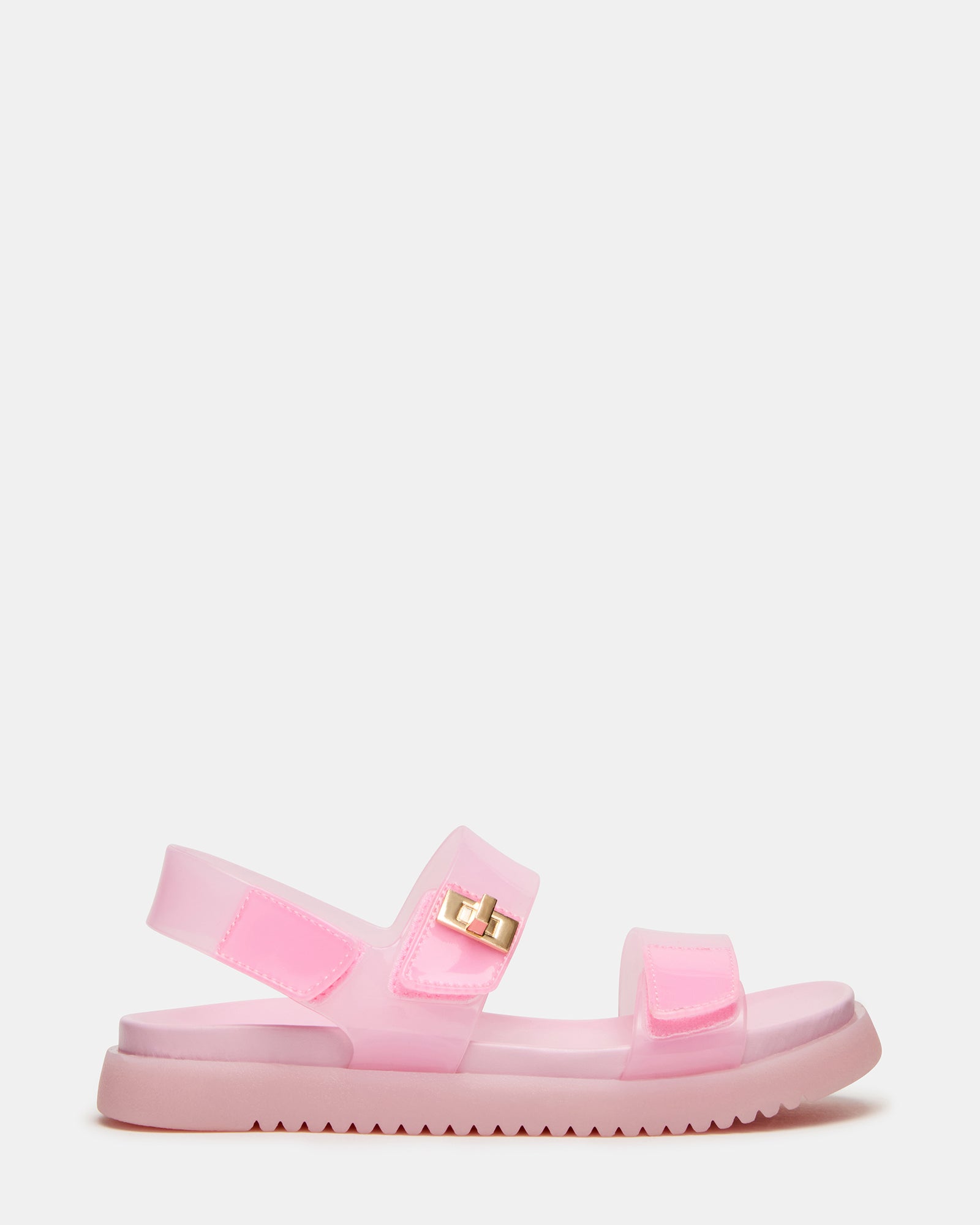 Kids' MONA Jelly Pink Girls' Flatform Sandal | Steve Madden