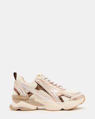 Kids' SPEDSTR Rose Gold Low-Top Lace-Up Girls' Sneaker | Steve Madden