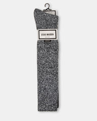 FALL 2 PACK MARLED KNEE HIGH SOCKS BLACK