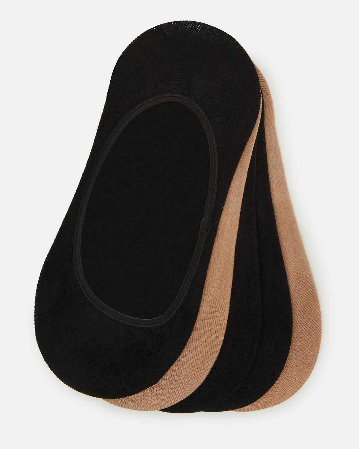 5PK SOLID MICROFIBER LINERS Women's Multi Pack Footie Socks | Steve Madden