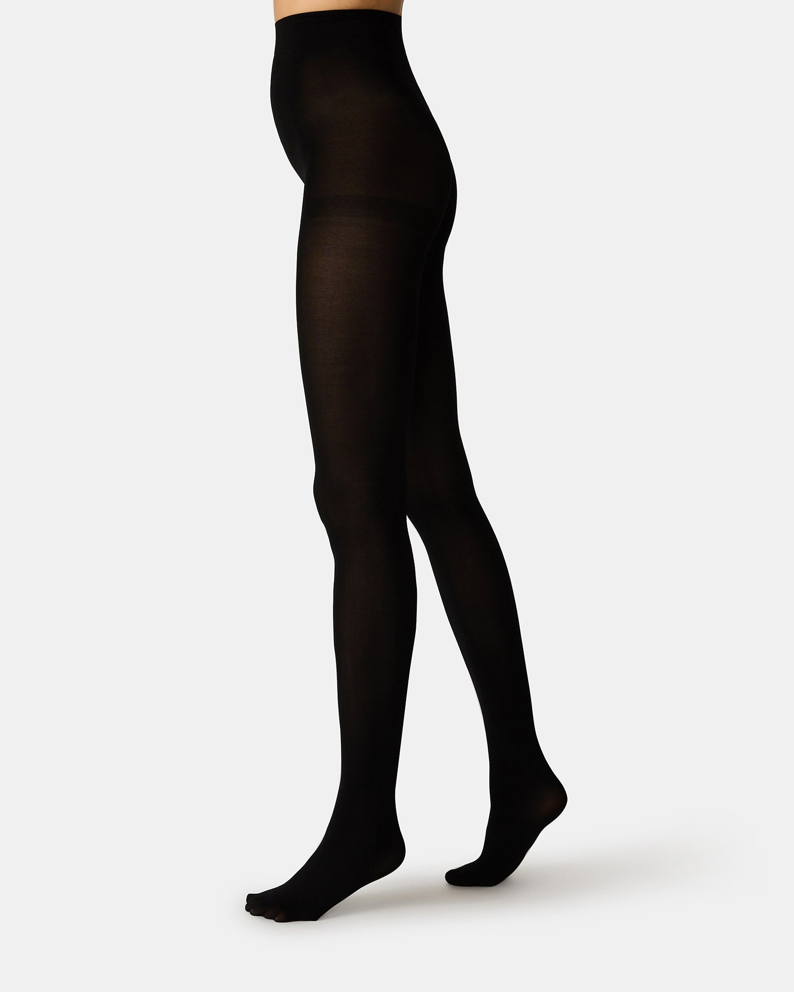 2 PACK SOLID OPAQUE Black Mesh Women's Tights | Steve Madden