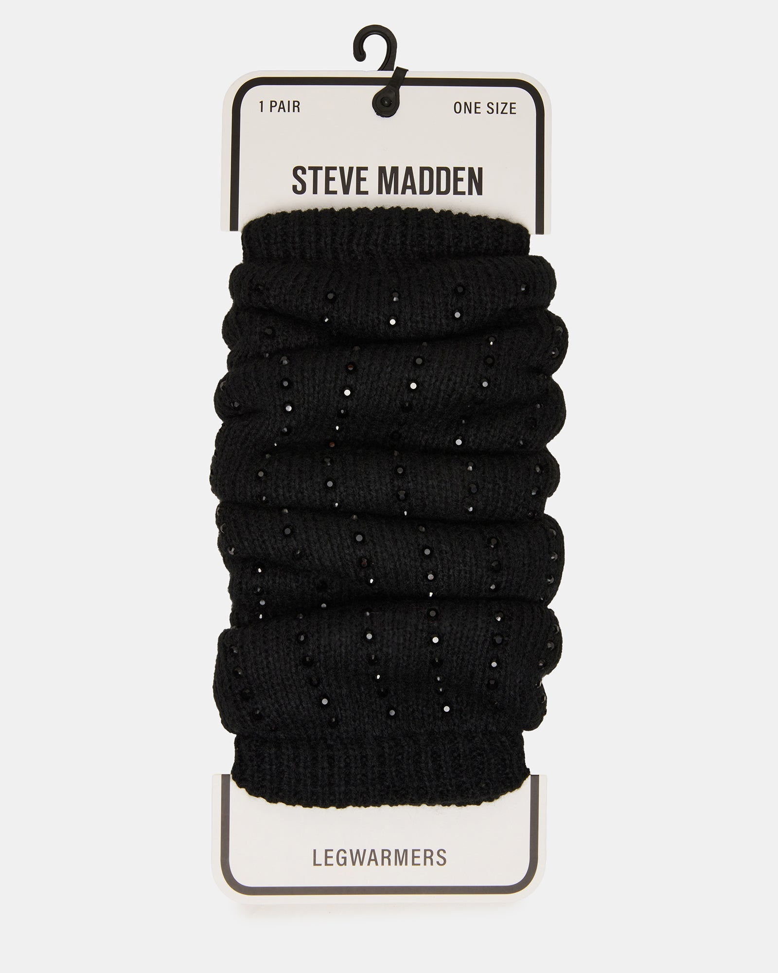 1 PACK CHUNKY CABLE LEG WARMERS BLACK