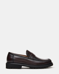BRODIE Brown Slip-On Lug Men's Loafer | Steve Madden