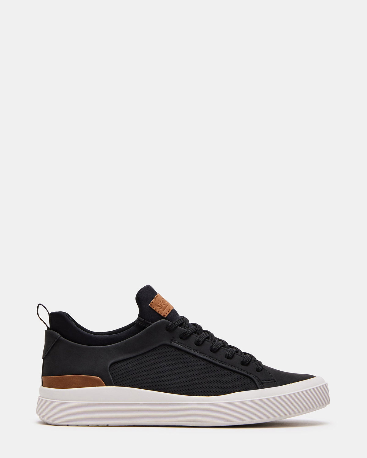 DACK Black Men's Lace-Up Sneakers | Steve Madden