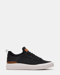 DACK Black Men's Lace-Up Sneakers | Steve Madden