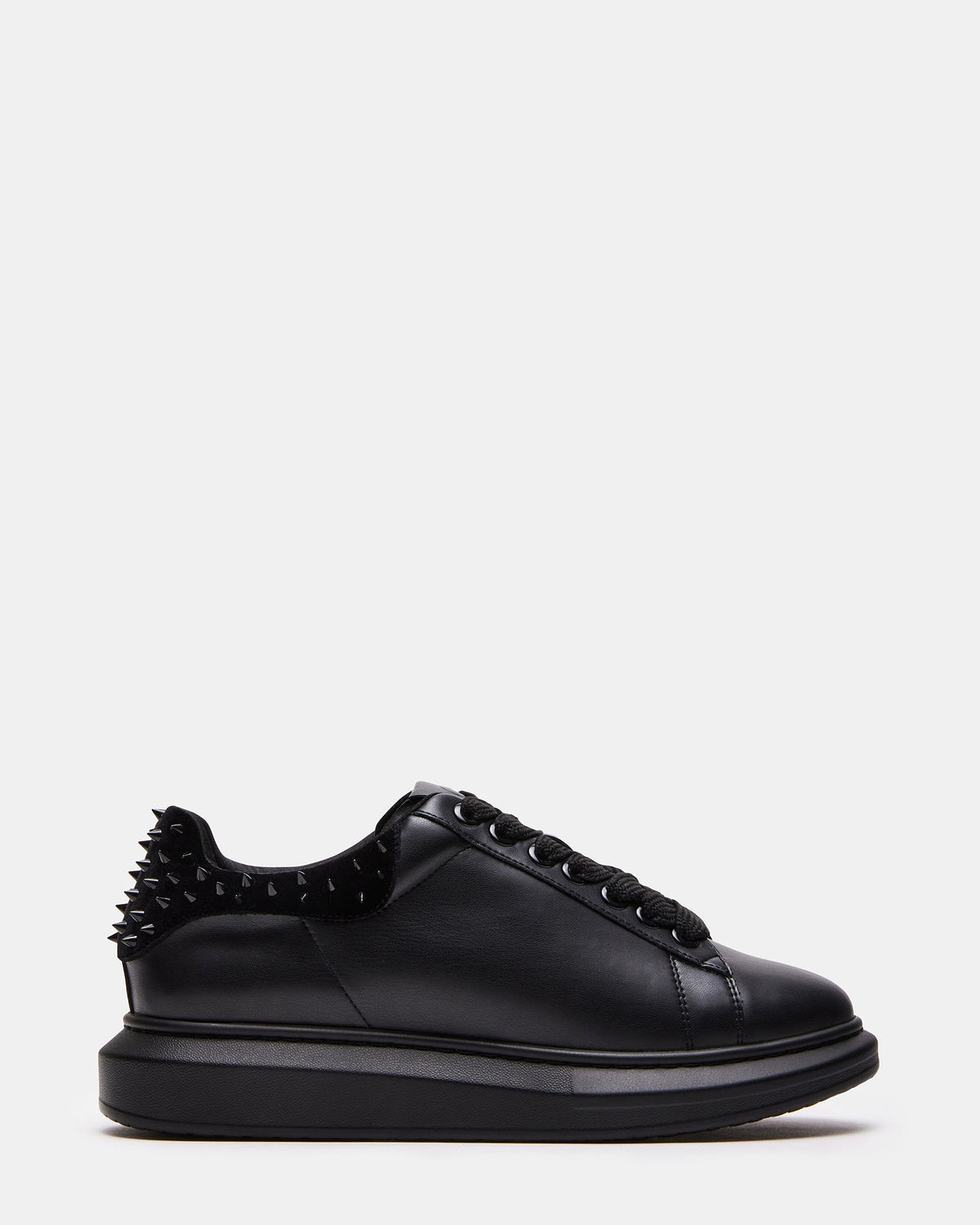 FROSTING Black Velvet Men's Low-Top Lace-Up Sneaker | Steve Madden
