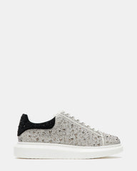 ICEBOX Silver Multi Men's Low-Top Lace-Up Sneaker | Steve Madden