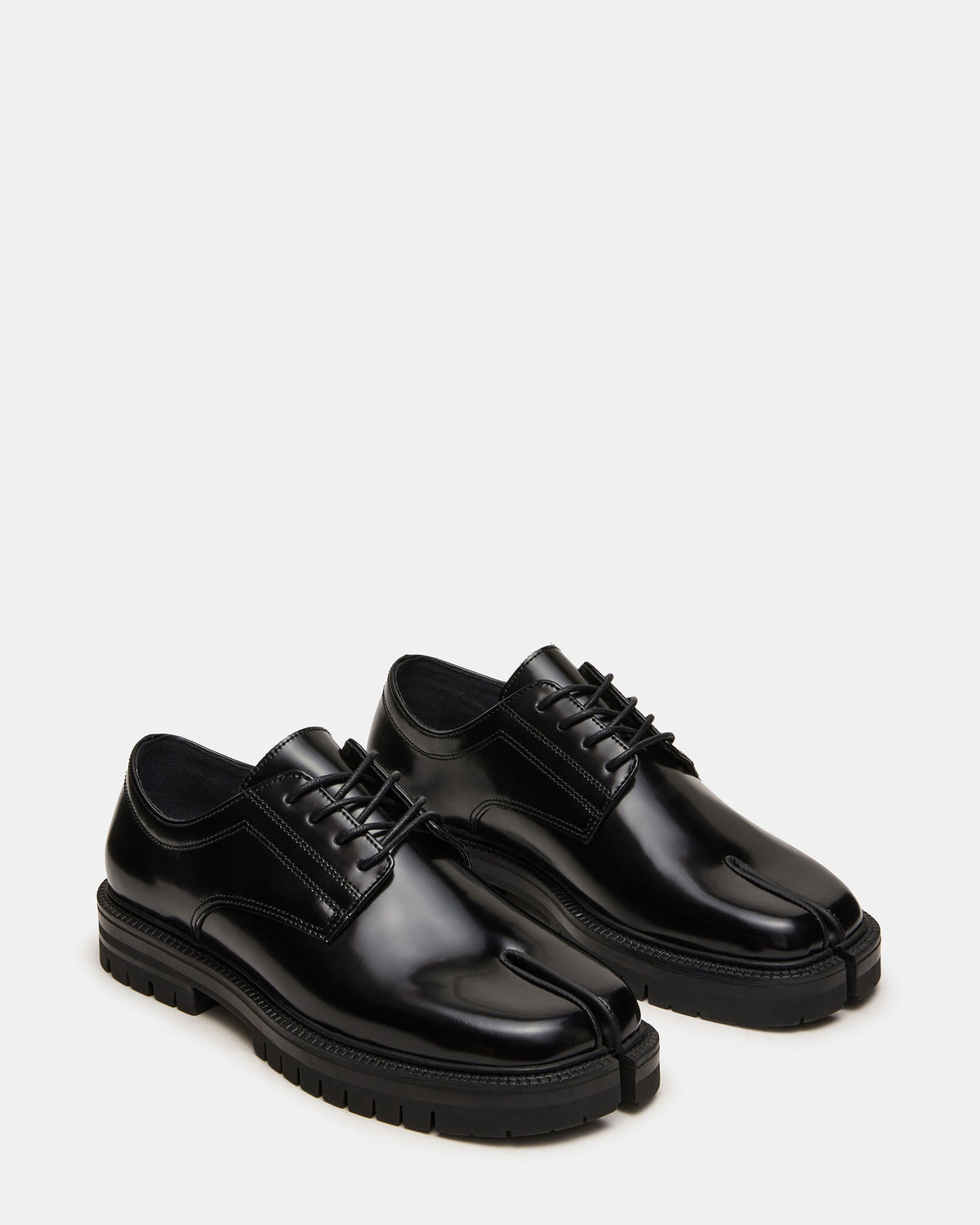 JAXEL Black Box Tabi Split-Toe Lace-Up Lug Men's Dress Shoe | Steve Madden