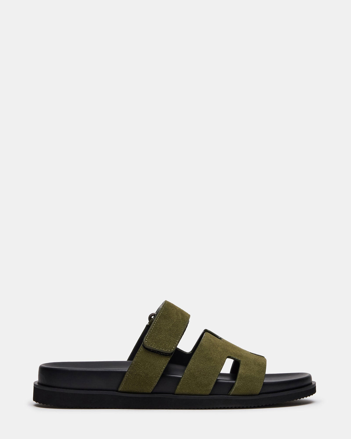 MAIVEN Green Suede Fisherman Men's Sandal | Steve Madden