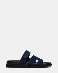 MAIVEN Navy Suede Fisherman Men's Sandal | Steve Madden