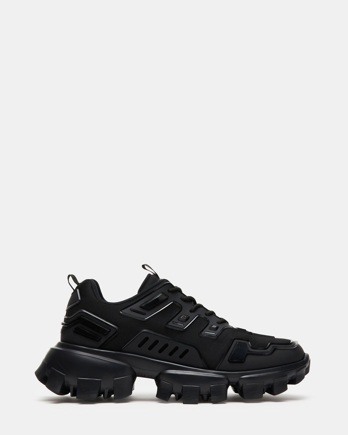 PONCE Black Men's Chunky Sole Lace Up Sneaker | Steve Madden
