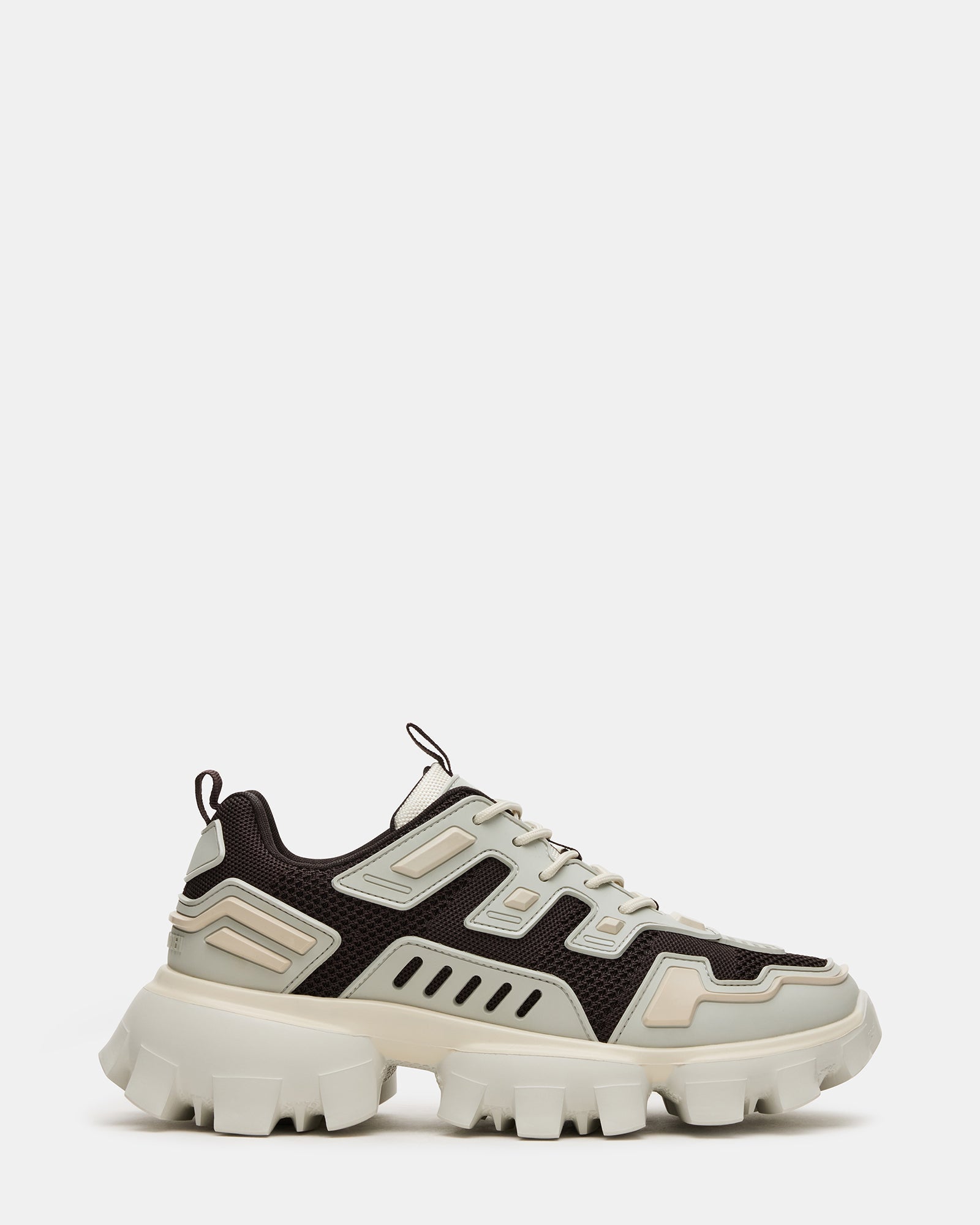 PONCE Cream Multi Chunky Sole Lace Up Men's Sneaker | Steve Madden