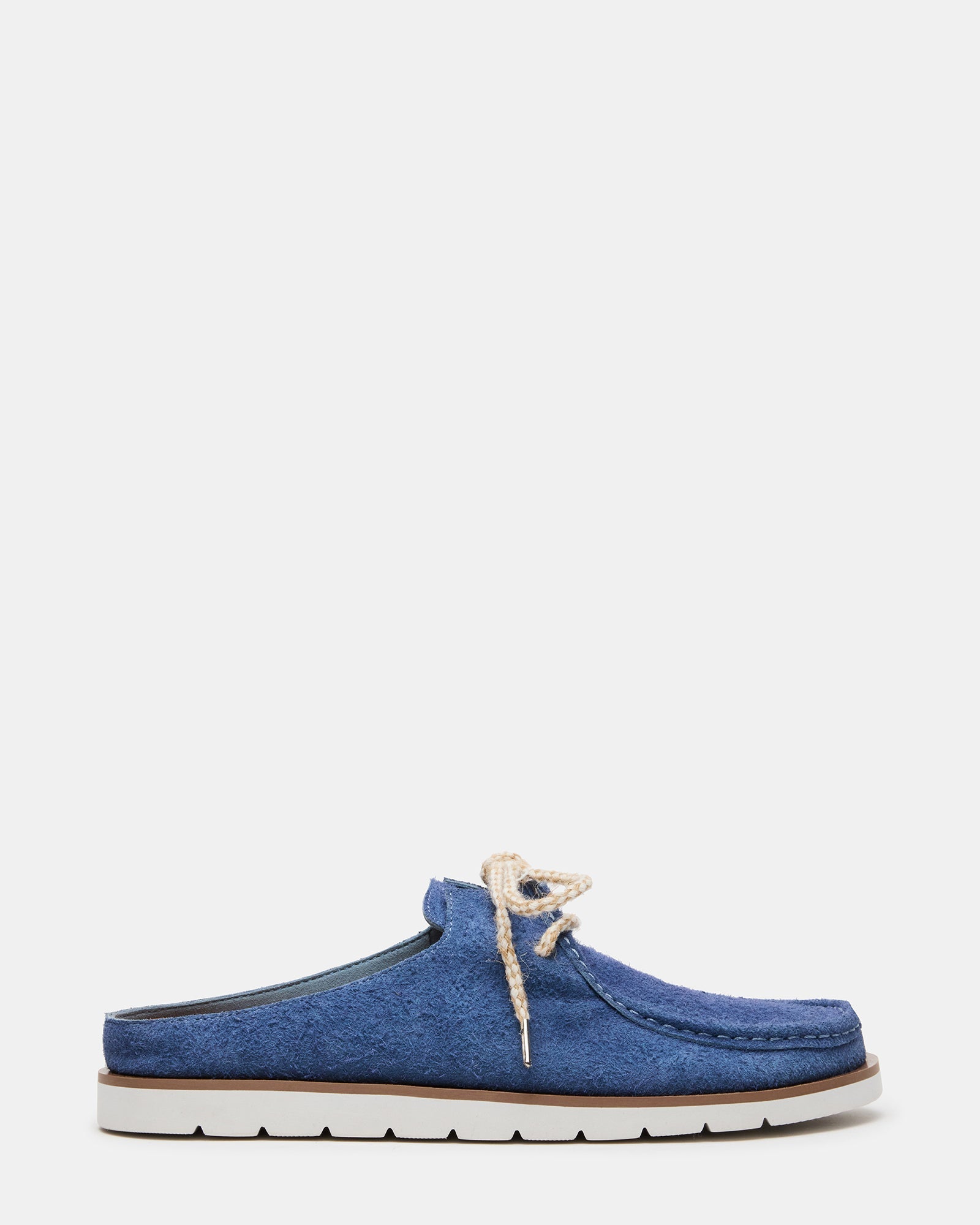 SAILOR Blue Slip-On Laces Footbed Men's Casual Shoe | Steve Madden