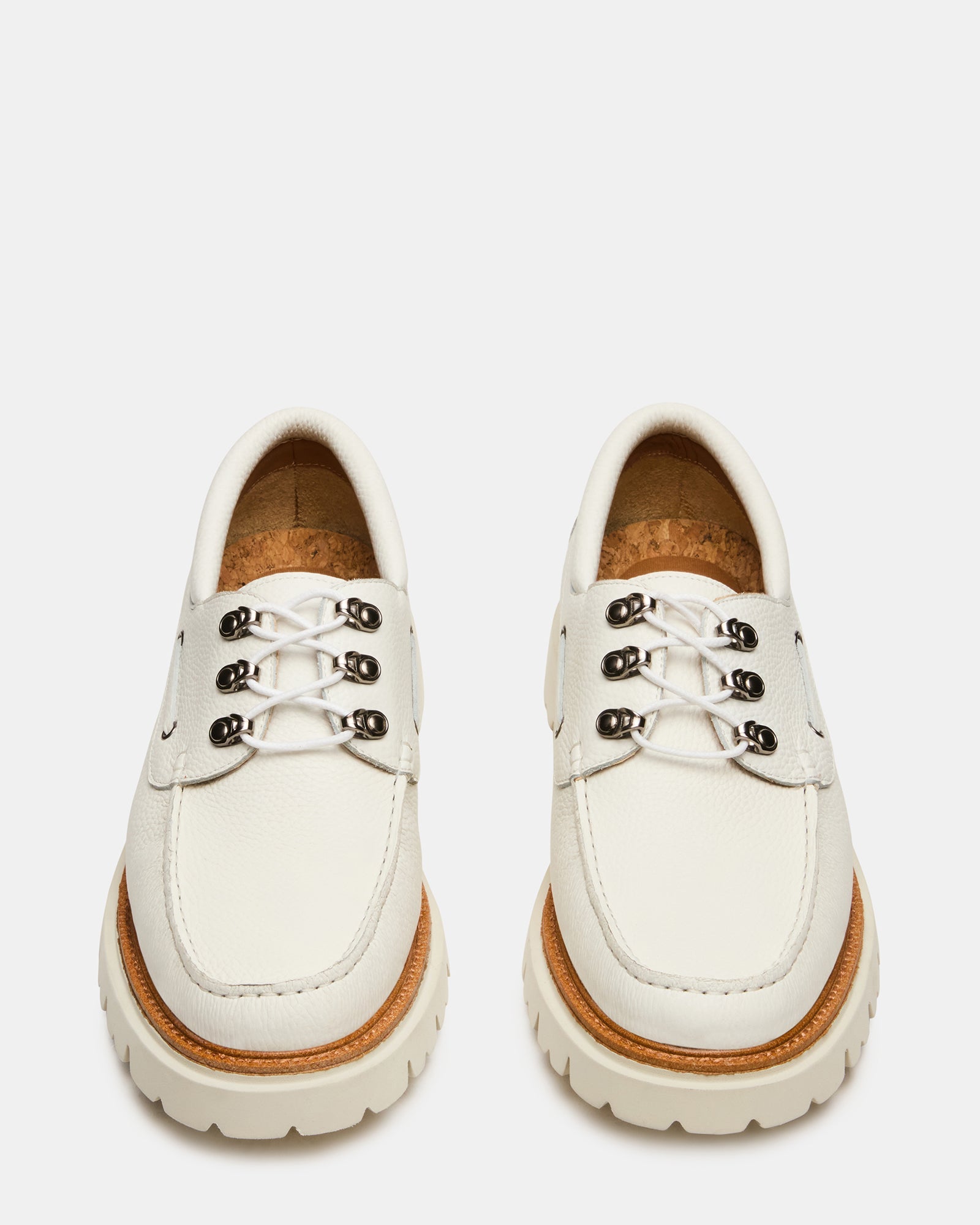 VICTOR WHITE LEATHER