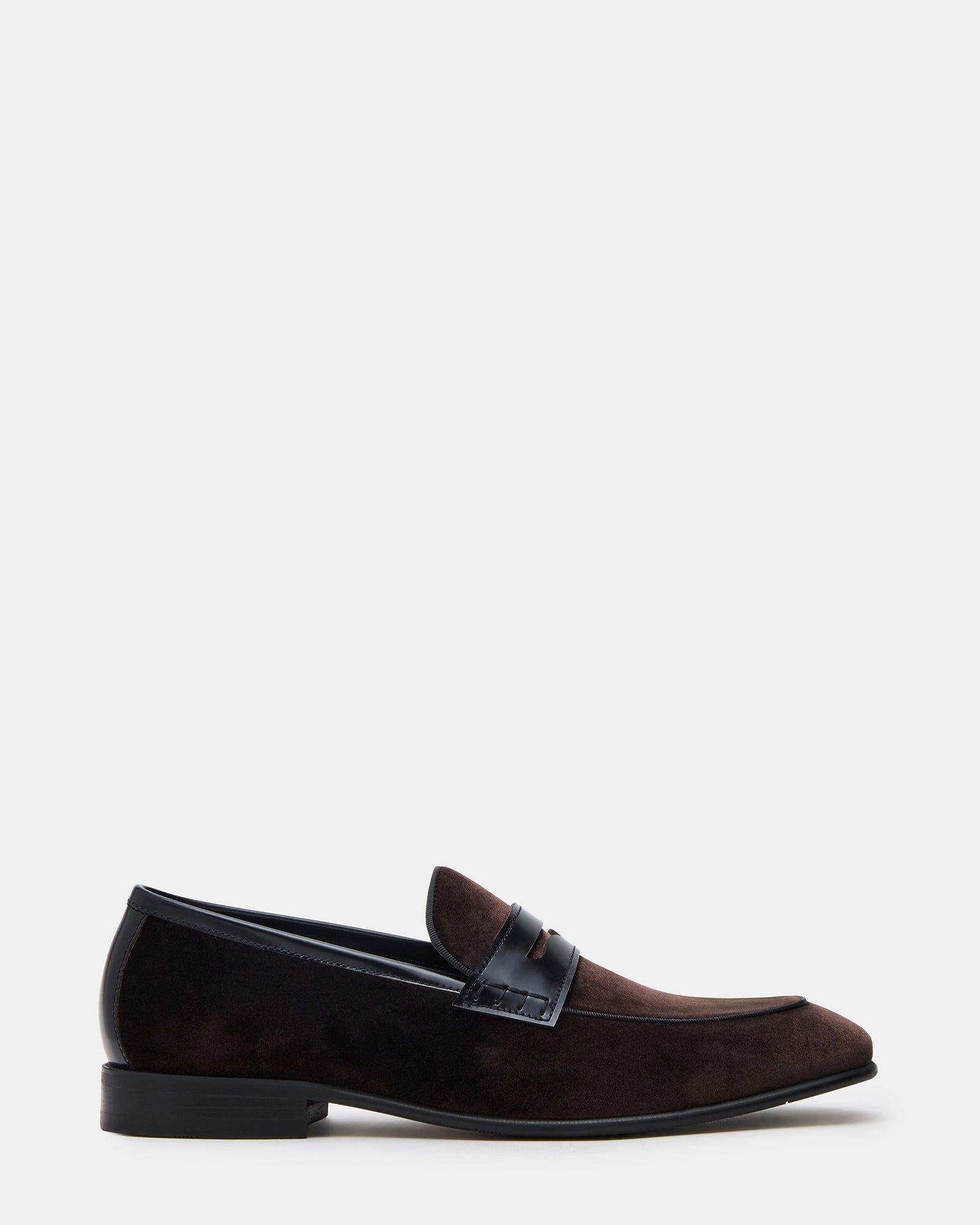 YARDLY Brown Velvet Slip-On Men's Dress Loafer | Steve Madden