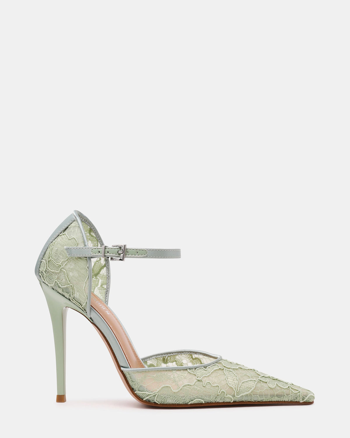 AVANT Pistachio Lace Pointed-Toe Stiletto Pump Women's Heel | Steve Madden