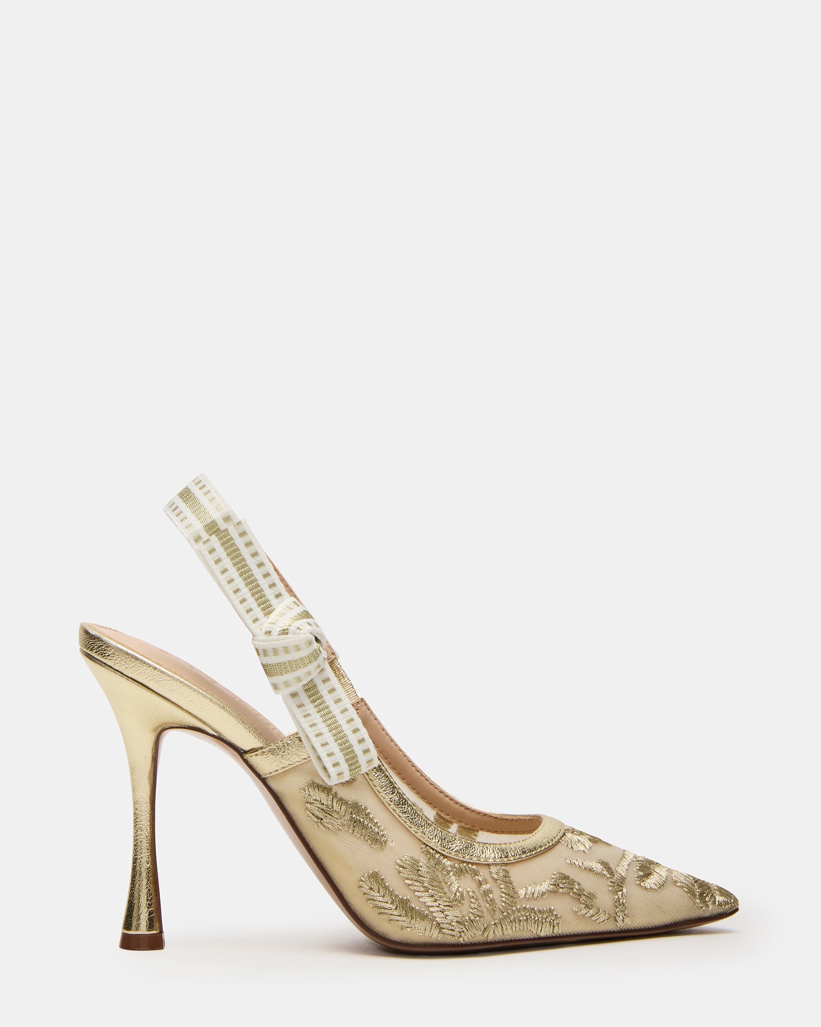 BRI Gold Multi Slingback Pump Women's Heel | Steve Madden